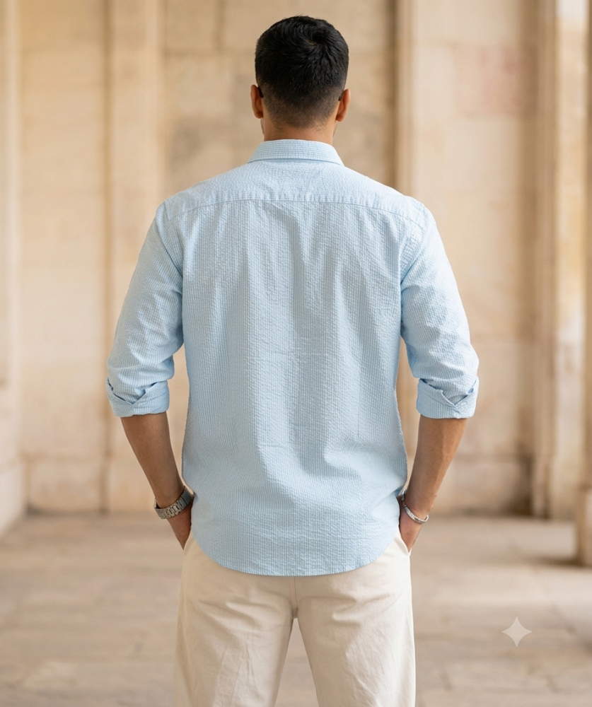 Regular Fit Cotton-Linen Camp Shirt